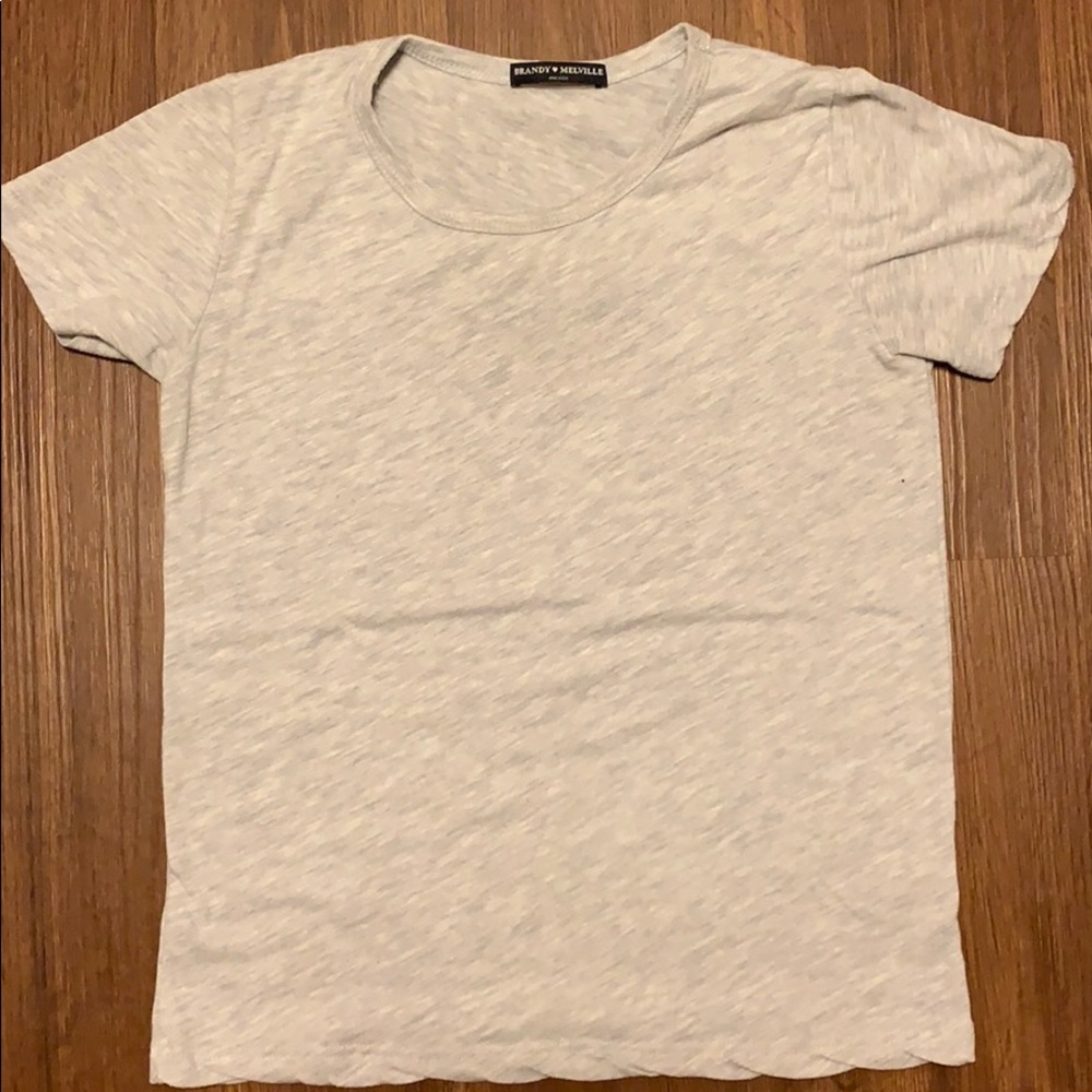 Brandy Melville Grey t shirt